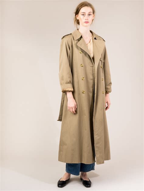 vintage burberry coat|vintage burberry trench coat women's.